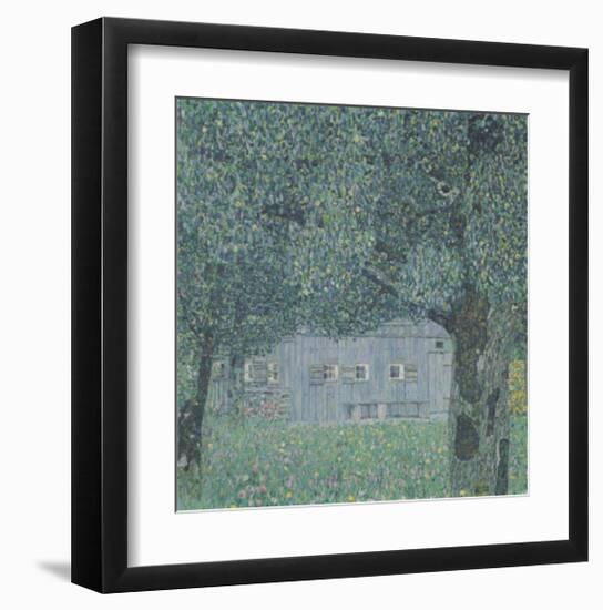 Upperaustrian Farmhouse-Gustav Klimt-Framed Art Print