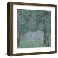 Upperaustrian Farmhouse-Gustav Klimt-Framed Art Print