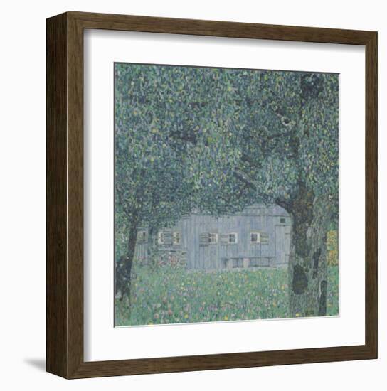 Upperaustrian Farmhouse-Gustav Klimt-Framed Art Print