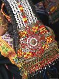 Close-up of a Woman's Headdress, Kalash Ku'Pa, Joshi (Spring Festival), Bumburet Valley, Pakistan-Upperhall Ltd-Photographic Print