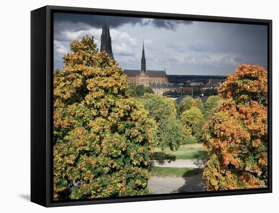 Uppsala Cathedral, Uppsala, Sweden, Scandinavia-Christopher Rennie-Framed Stretched Canvas