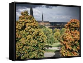 Uppsala Cathedral, Uppsala, Sweden, Scandinavia-Christopher Rennie-Framed Stretched Canvas