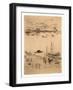 Upright Venice,Bird's Eye View of Harbor, 1834 1903, Italy-null-Framed Giclee Print