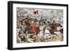 Uprising Against the Ottoman Empire. Memorial Wall Dedicated to George Kastrioti Skanderbeg-null-Framed Giclee Print