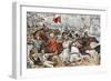 Uprising Against the Ottoman Empire. Memorial Wall Dedicated to George Kastrioti Skanderbeg-null-Framed Giclee Print