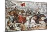 Uprising Against the Ottoman Empire. Memorial Wall Dedicated to George Kastrioti Skanderbeg-null-Mounted Giclee Print