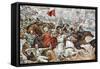 Uprising Against the Ottoman Empire. Memorial Wall Dedicated to George Kastrioti Skanderbeg-null-Framed Stretched Canvas