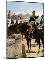 Uprising in the Kingdom of the Two Sicilies (1820): “” the Military Guglielmo Pepe Haranged His Tro-Tancredi Scarpelli-Mounted Giclee Print