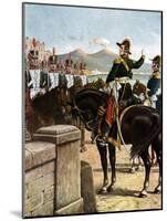 Uprising in the Kingdom of the Two Sicilies (1820): “” the Military Guglielmo Pepe Haranged His Tro-Tancredi Scarpelli-Mounted Giclee Print