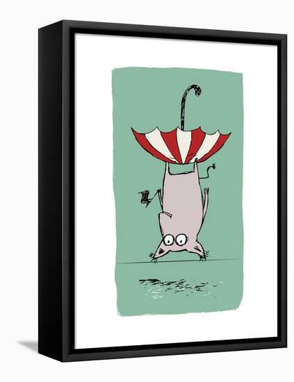 Upside Down Animal-Carla Martell-Framed Stretched Canvas