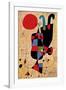 Upside-Down Figures-Joan Miro-Framed Art Print