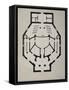 Upstairs Floor Plan-Giacomo Antonio Domenico Quarenghi-Framed Stretched Canvas