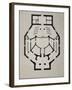 Upstairs Floor Plan-Giacomo Antonio Domenico Quarenghi-Framed Giclee Print