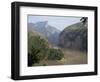 Upstream End Seen from Fengjie, Qutang Gorge, Three Gorges, Yangtze River, China-Tony Waltham-Framed Photographic Print