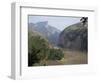 Upstream End Seen from Fengjie, Qutang Gorge, Three Gorges, Yangtze River, China-Tony Waltham-Framed Photographic Print