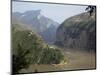 Upstream End Seen from Fengjie, Qutang Gorge, Three Gorges, Yangtze River, China-Tony Waltham-Mounted Photographic Print