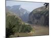 Upstream End Seen from Fengjie, Qutang Gorge, Three Gorges, Yangtze River, China-Tony Waltham-Mounted Photographic Print