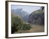 Upstream End Seen from Fengjie, Qutang Gorge, Three Gorges, Yangtze River, China-Tony Waltham-Framed Photographic Print