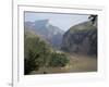 Upstream End Seen from Fengjie, Qutang Gorge, Three Gorges, Yangtze River, China-Tony Waltham-Framed Photographic Print