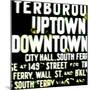 Uptown and Downtown, New York-Tosh-Mounted Art Print