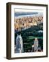 Uptown Manhattan and Central Park from the Viewing Deck of Rockefeller Center, New York-Philippe Hugonnard-Framed Photographic Print