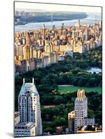 Uptown Manhattan and Central Park from the Viewing Deck of Rockefeller Center, New York-Philippe Hugonnard-Mounted Photographic Print