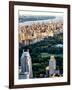 Uptown Manhattan and Central Park from the Viewing Deck of Rockefeller Center, New York-Philippe Hugonnard-Framed Photographic Print