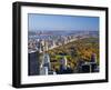 Uptown Manhattan and Central Park from the Viewing Deck of Rockerfeller Centre, New York City-Gavin Hellier-Framed Photographic Print