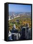 Uptown Manhattan and Central Park from the Viewing Deck of Rockerfeller Centre, New York City-Gavin Hellier-Framed Stretched Canvas