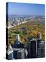 Uptown Manhattan and Central Park from the Viewing Deck of Rockerfeller Centre, New York City-Gavin Hellier-Stretched Canvas