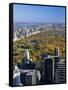 Uptown Manhattan and Central Park from the Viewing Deck of Rockerfeller Centre, New York City-Gavin Hellier-Framed Stretched Canvas