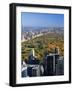 Uptown Manhattan and Central Park from the Viewing Deck of Rockerfeller Centre, New York City-Gavin Hellier-Framed Photographic Print