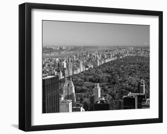 Uptown Manhattan and Central Park from the Viewing Deck of Rockerfeller Centre, New York City-Gavin Hellier-Framed Photographic Print