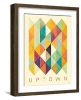 Uptown Poster-Lanie Loreth-Framed Art Print