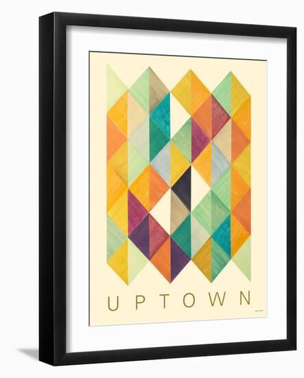 Uptown Poster-Lanie Loreth-Framed Art Print