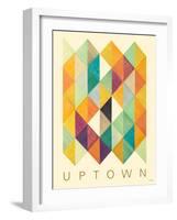 Uptown Poster-Lanie Loreth-Framed Art Print