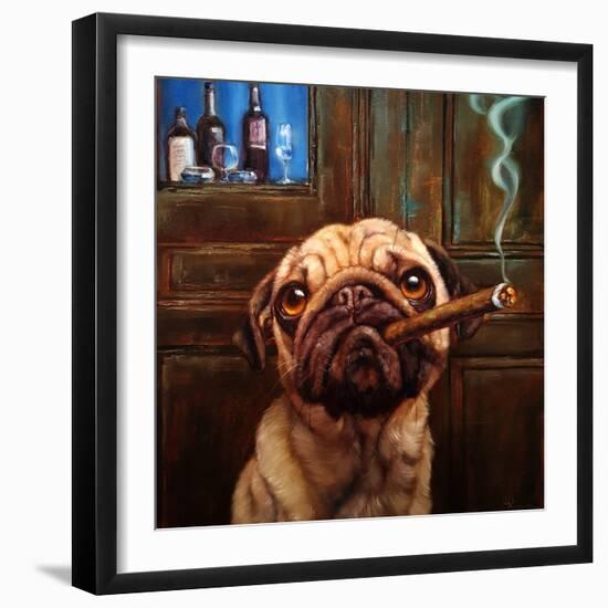 Uptown Pug-Lucia Heffernan-Framed Art Print