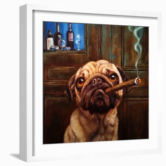 Uptown Pug-Lucia Heffernan-Framed Art Print