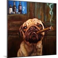 Uptown Pug-Lucia Heffernan-Mounted Art Print