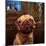 Uptown Pug-Lucia Heffernan-Mounted Art Print