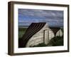 Upturned Boats Used as Sheds, Lindisfarne (Holy Island), Northumbria, England-Jean Brooks-Framed Photographic Print