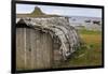 Upturned Weathered Boat Hut with Lindisfarne Castle and Fishing Boats at Low Tide, Holy Island-Eleanor Scriven-Framed Photographic Print