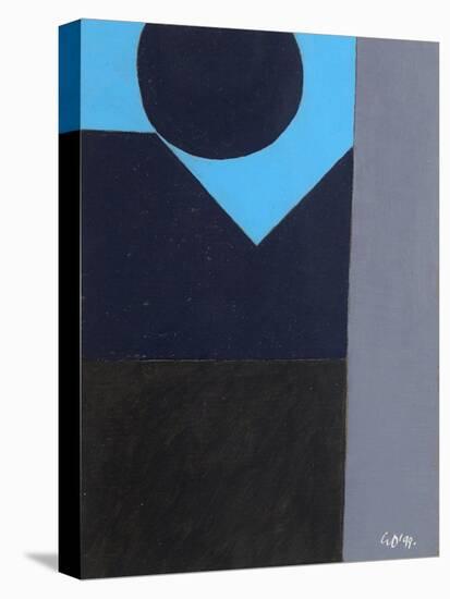 Upwards to Blue, 1999-George Dannatt-Stretched Canvas