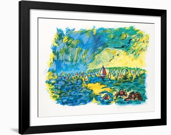 Upwind-Wayne Ensrud-Framed Limited Edition