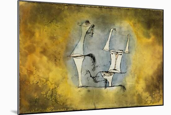 Ur-Welt-Paar, 1921 /135-Paul Klee-Mounted Giclee Print