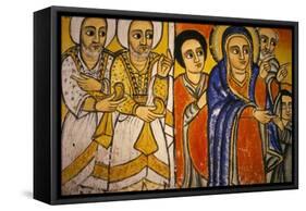 Ura Kedane Meheriet Church, Zege Peninsula, Lake Tana, Gondar Region, Ethiopia, Africa-Bruno Barbier-Framed Stretched Canvas