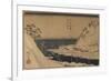 Uraga Port, C. 1840-1843-Utagawa Hiroshige-Framed Giclee Print