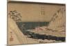 Uraga Port, C. 1840-1843-Utagawa Hiroshige-Mounted Giclee Print