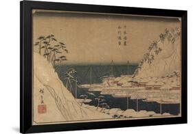 Uraga Port, C. 1840-1843-Utagawa Hiroshige-Framed Giclee Print