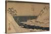 Uraga Port, C. 1840-1843-Utagawa Hiroshige-Stretched Canvas